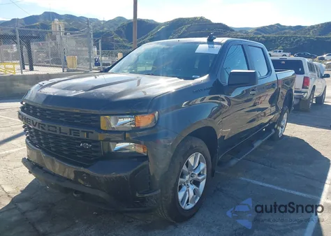 2021 Chevrolet Silverado 1500 2Wd Short Bed Custom из США, поврежденный, VIN 1GCPWBEK5MZ278106